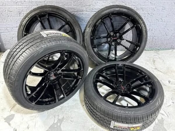 20x9.5 20x11 GLOSS BLK SRT HELLCAT WHEELS TIRES CHARGER CHALLENGER RED EYE 392 - Image 6