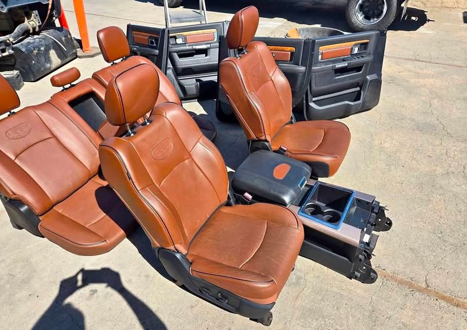 "2013-2018 Ram 1500-3500 Longhorn Complete Interior - Seats, Panels, Console"