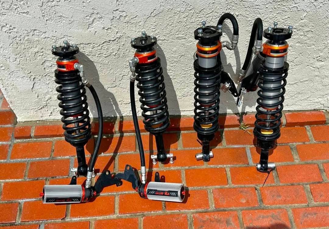 Fox Race Series 3.0 Coil-Over Reservoir Shock Set with Adjusters and Extra Springs -