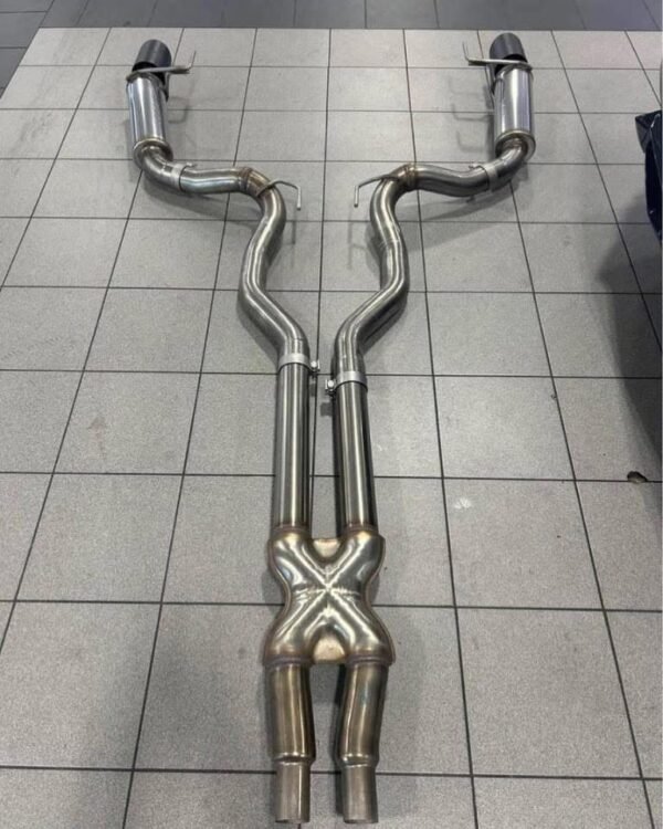 2015-2024 mustang gt magnaflow catback exhaust × pipe and carbon tips