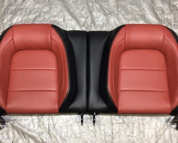 2015-2020 Mustang OEM red leather rear seats (coupe) – Excellent condition, direct bolt-in! - Image 4