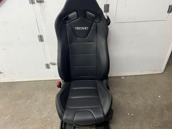 2015-2017 Mustang GT Black Leather Recaro Seats Front Rear - Image 9