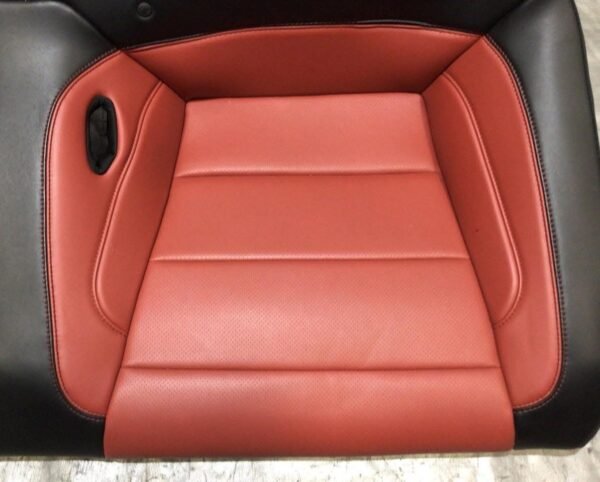 2015-2020 Mustang OEM red leather rear seats (coupe) – Excellent condition, direct bolt-in! - Image 8