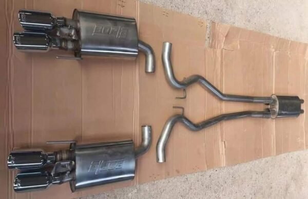BORLA TOURING stainless steel complete system Ford Mustang GT from 2018 Borla TOURING stainless steel duplex complete system for Ford Mustang 6 GT from 2018 (facelift)