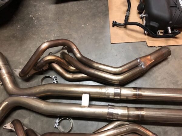 Texas speed long tube headers, Catless connect pipes X-pipe - Image 4