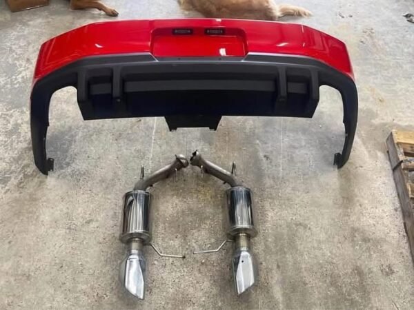 2010-2012 Mustang GT Roush Sqaure Tip Mufflers Valence & Bumper