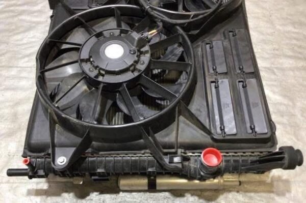 2015-2020 Ford Mustang GT S550 5.0 Radiator Assembly w/ Cooling Fan - Image 5