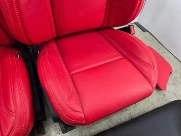 Dodge Challenger R/T Shaker 15-23 Custom Red Interior Leather Door Panel Seats - Image 12