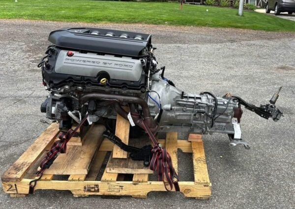 FORD MUSTANG GT GEN 1 COYOTE 5.0 MT-82 2WD ENGINE TRANSMISSION PULLOUT - Image 2