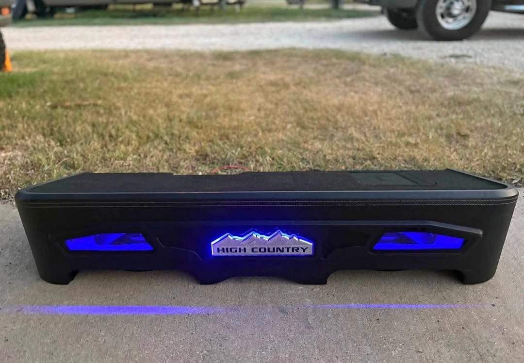 "2022 Chevy High Country Subwoofer Box for 13TW5 JL Subs" - Image 2