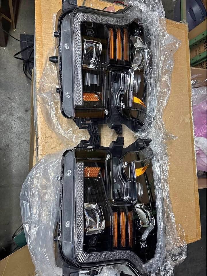 15-17 Ford F150 Headlights 13th Gen With Dual Beam Projector