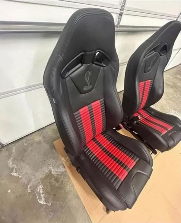 11-14 GT500 Red Stripe Recaro Seats fronts and rears. - Image 3