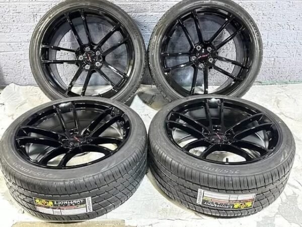 20x9.5 20x11 GLOSS BLK SRT HELLCAT WHEELS TIRES CHARGER CHALLENGER RED EYE 392 - Image 3