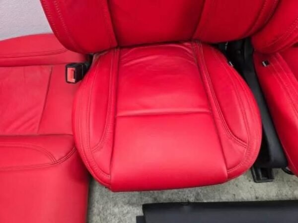 Dodge Challenger R/T Shaker 15-23 Custom Red Interior Leather Door Panel Seats - Image 11