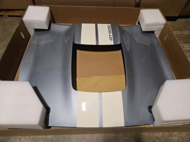 Ford Mustang GT S550 Front Hood Shell Magnetic Grey Paint J7 2741 - Image 8