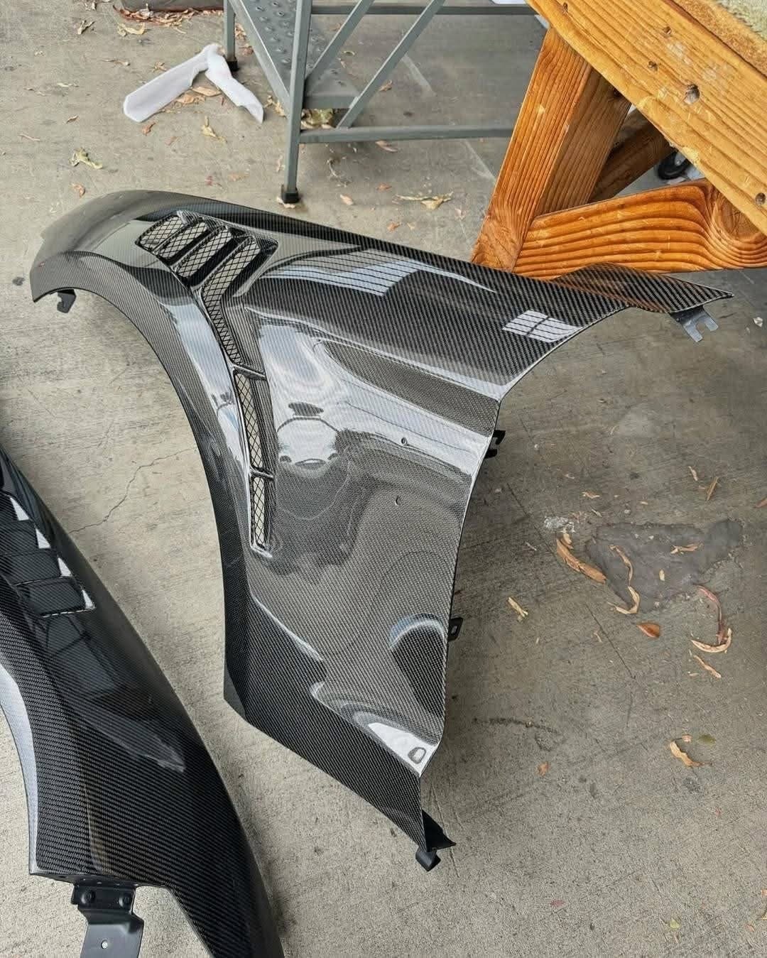 2020-2022 FORD MUSTANG SHELBY GT500 TYPE-TPF CARBON FIBER FENDERS (PAIR) MADE TO FIT 2020-2022 SHELBY GT500 - Image 4