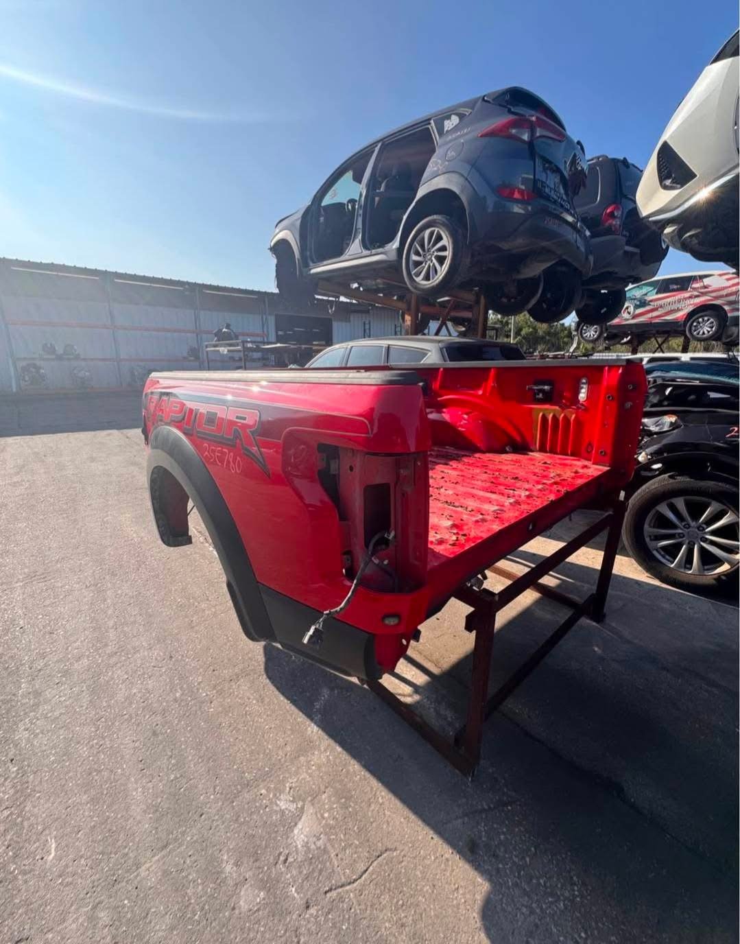 2018 Ford F150 Raptor Gen 2 Bed with Wheel Molding - Race Red - Image 2