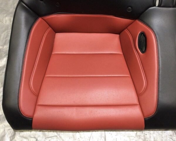 2015-2020 Mustang OEM red leather rear seats (coupe) – Excellent condition, direct bolt-in! - Image 10
