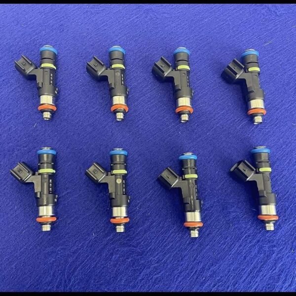 56lb fuel injectors. Fit 07-12 GT500 also fit 11-17 mustang with height adapters.
