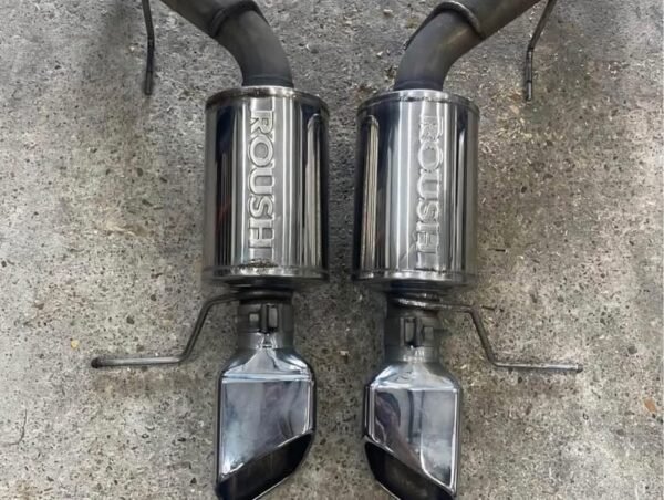 2010-2012 Mustang GT Roush Sqaure Tip Mufflers Valence & Bumper - Image 9