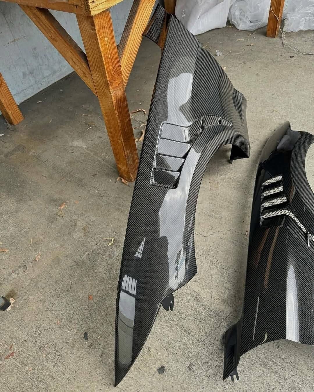 2020-2022 FORD MUSTANG SHELBY GT500 TYPE-TPF CARBON FIBER FENDERS (PAIR) MADE TO FIT 2020-2022 SHELBY GT500 - Image 3